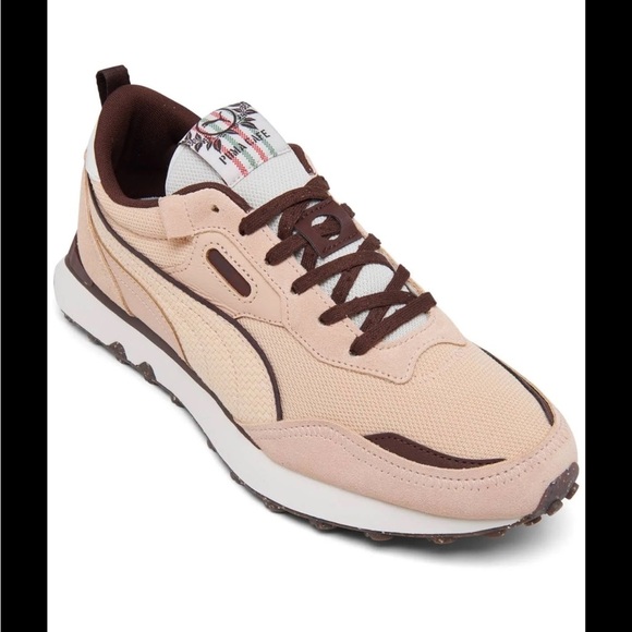 Puma Other - Puma Rider FV Cafe Men's Size 8 Cream & Brown Casual Athletic Sneakers NWOB